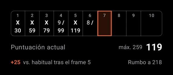 La pantalla de Pinfall donde lo haces.
